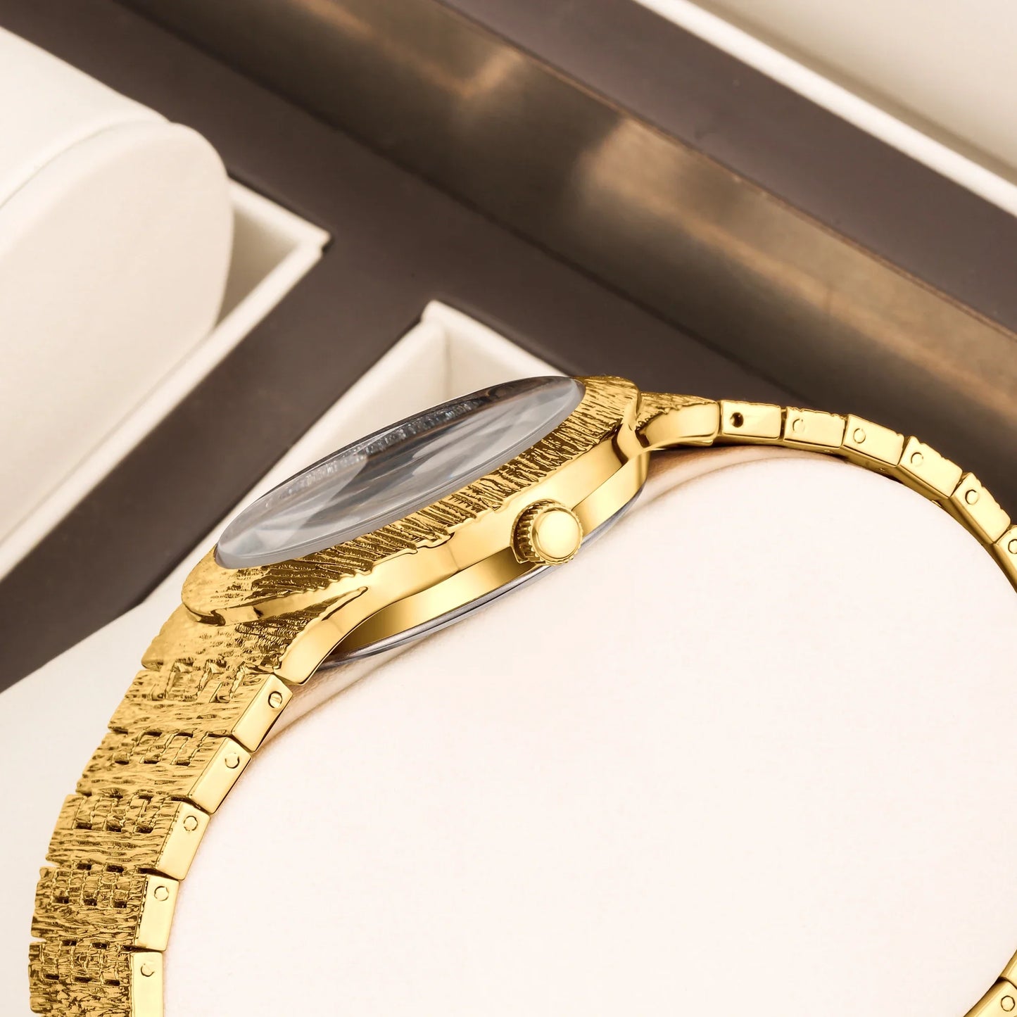 Elegant Gold Ion Plated Women's Watch