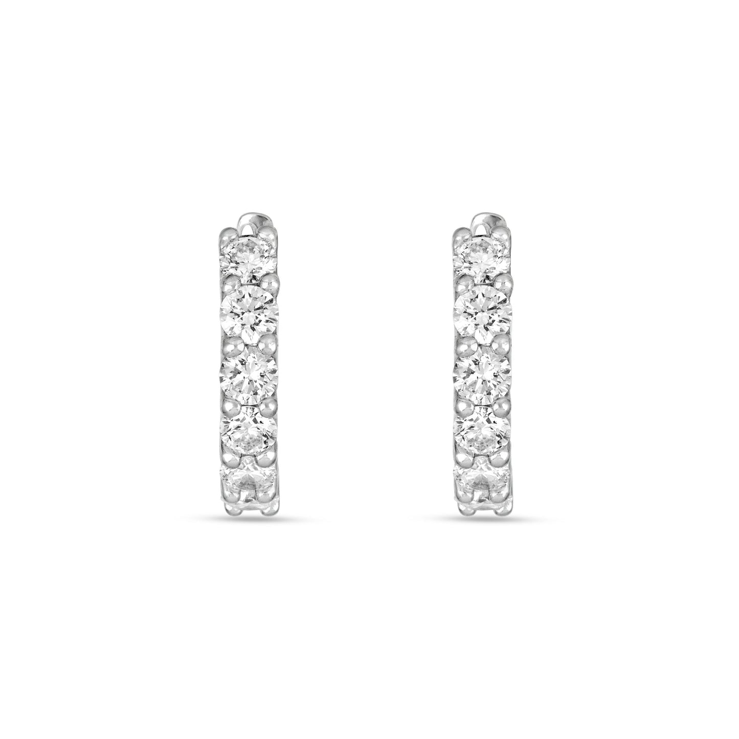 Lab-Created Diamond Fairy Lights Huggie Earrings