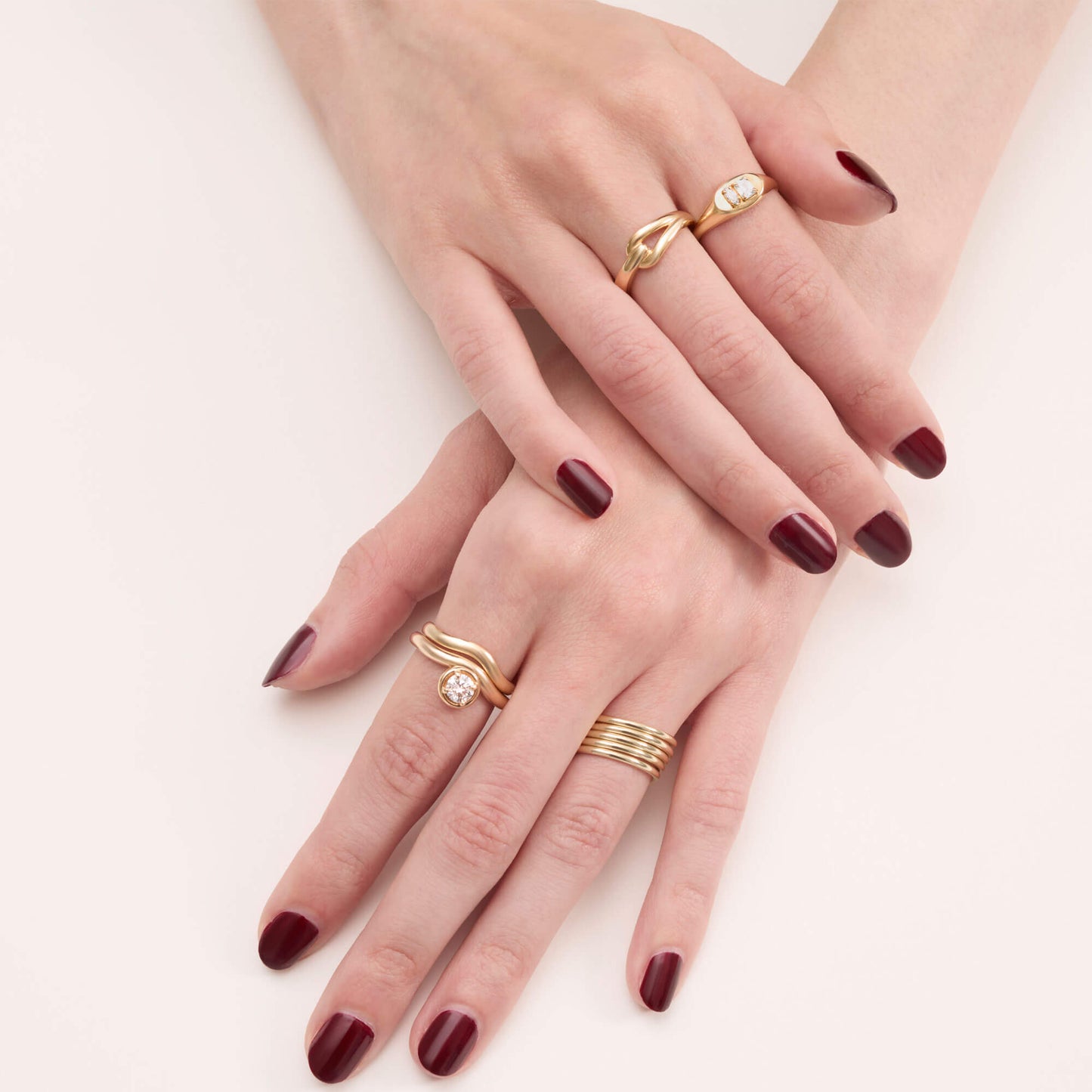 Set of Five Golden Rings