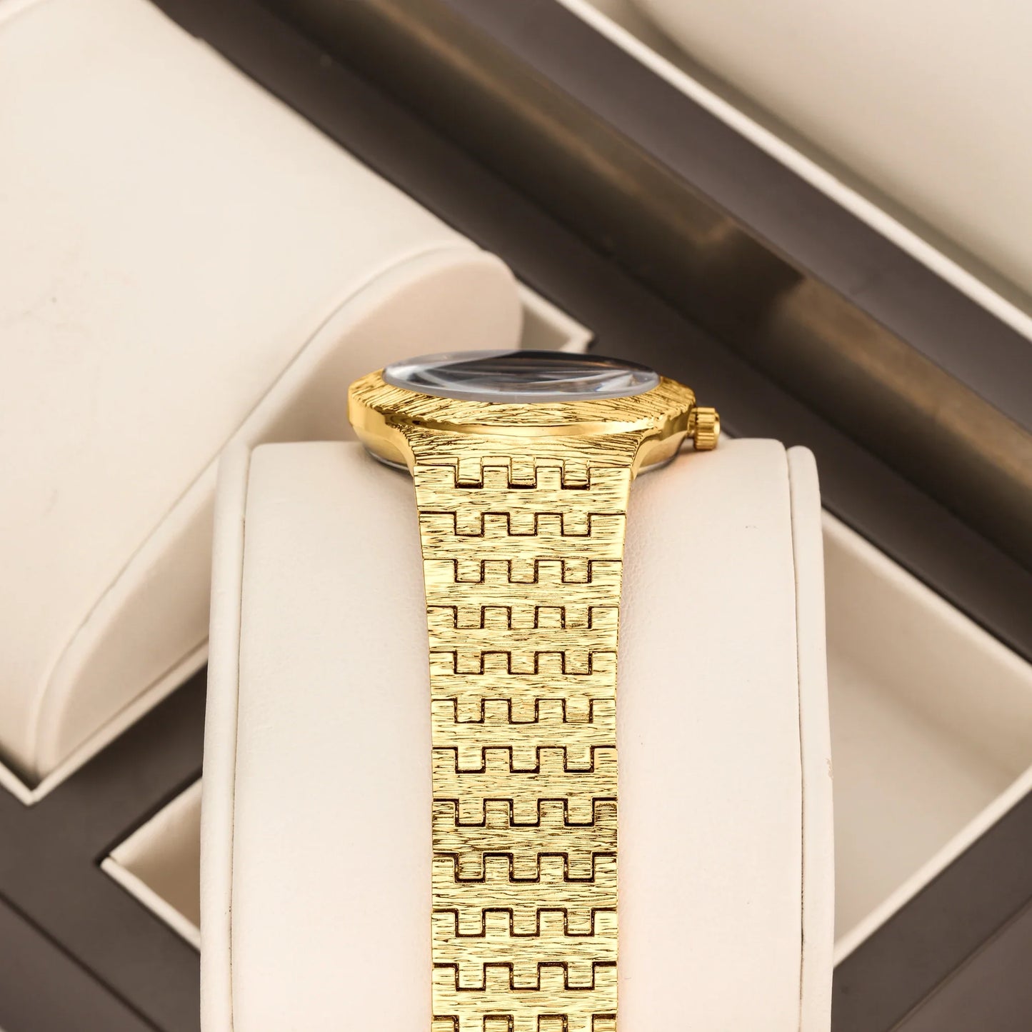 Elegant Gold Ion Plated Women's Watch