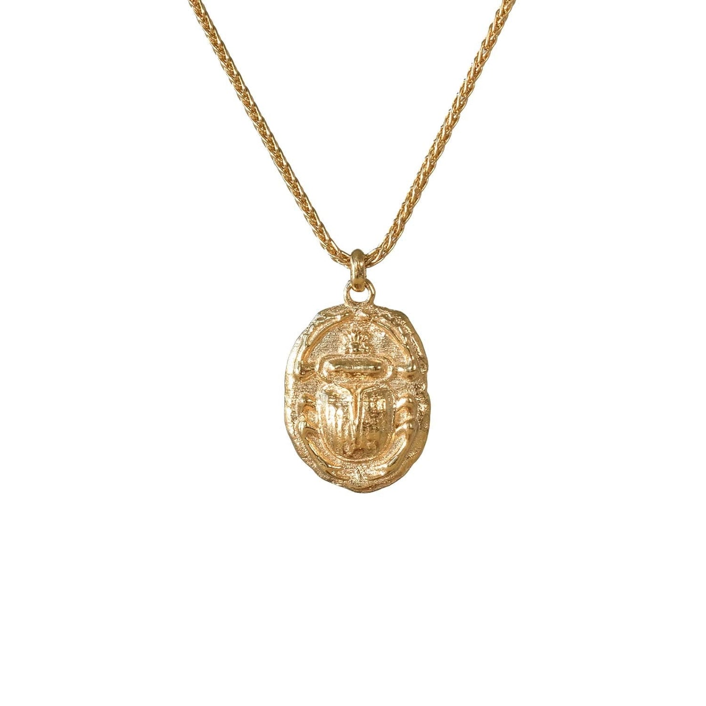 Scarab Talisman Necklace in Ancient Style