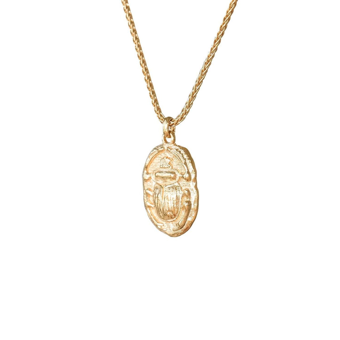 Scarab Talisman Necklace in Ancient Style