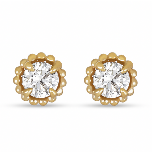 Lab-Created Diamond Candy Stud Earrings