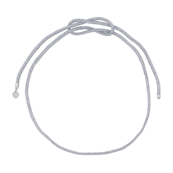 Lurex Silver Necklace Cord for Jewelry Making