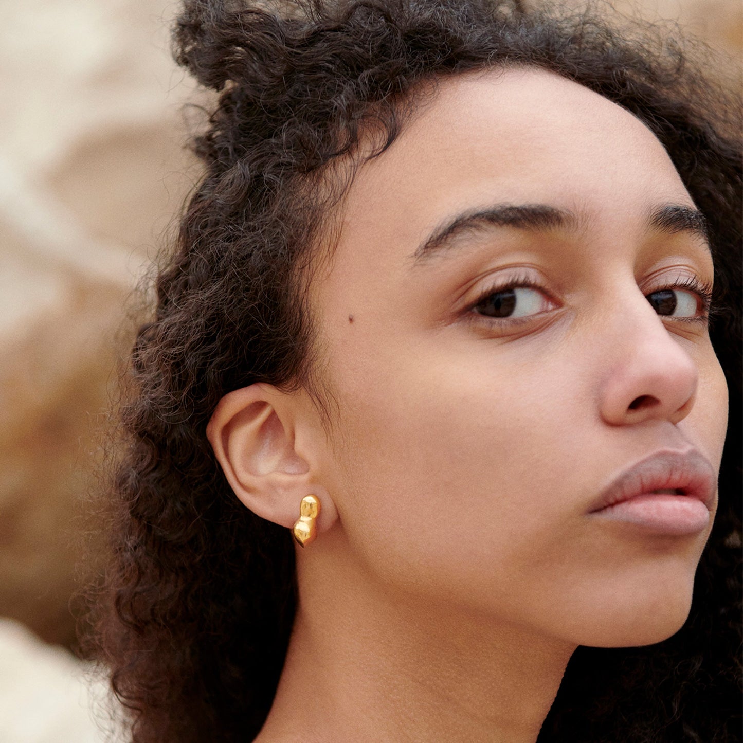 Tiny Bubble Hoop Earrings for Everyday Wear