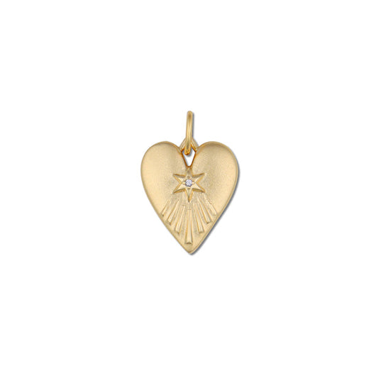 Small Heart Charm in Halley's Design