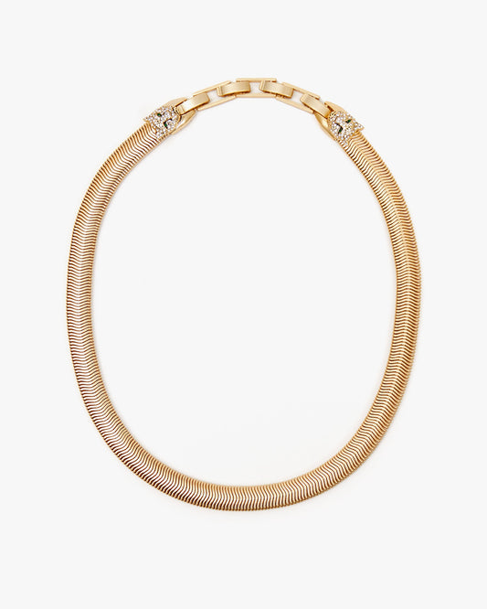 Elegant Snake Chain Collar Necklace