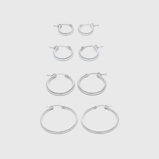 Classic Everyday Hoop Earrings