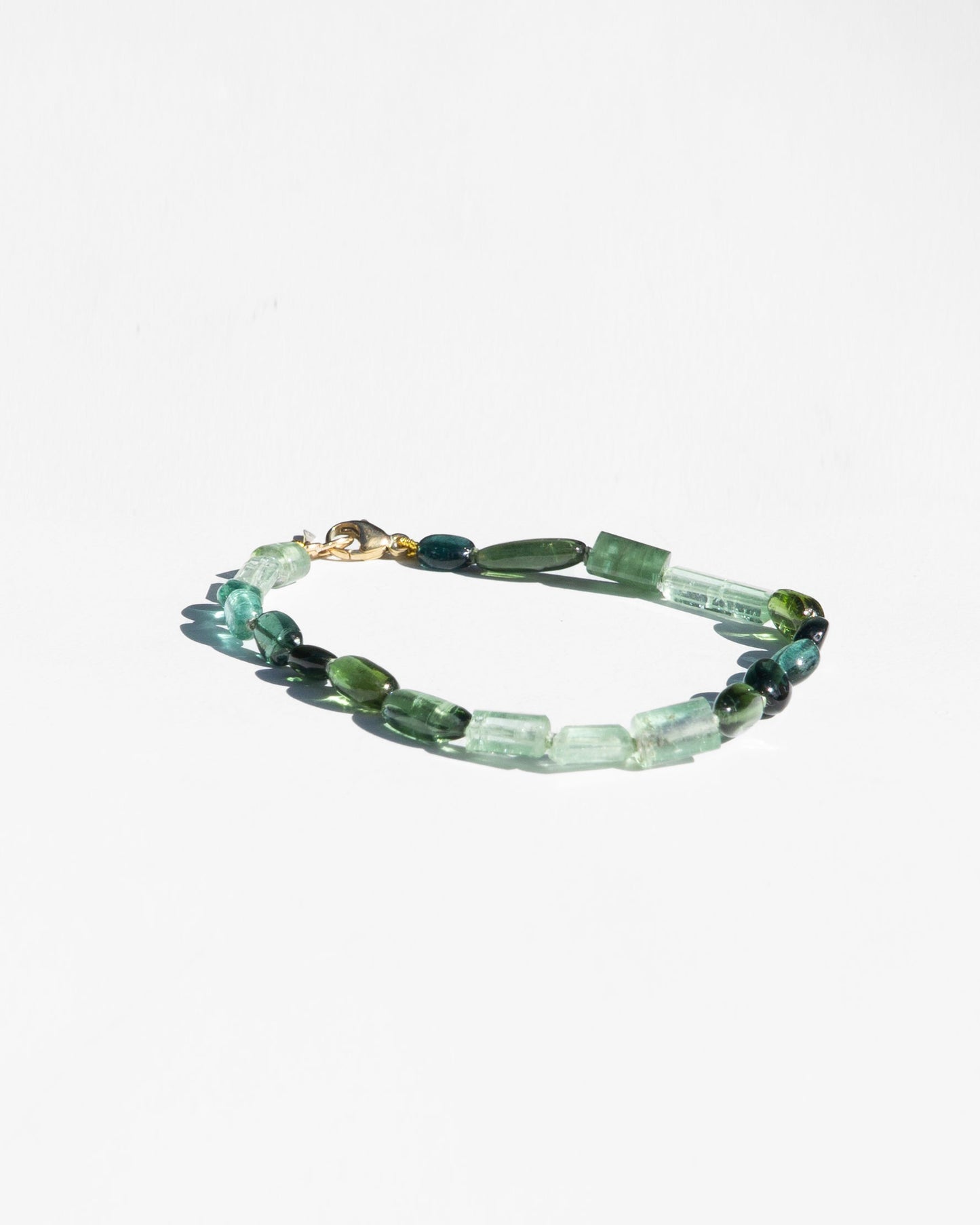 14K Sea Green Layering Bracelet Design