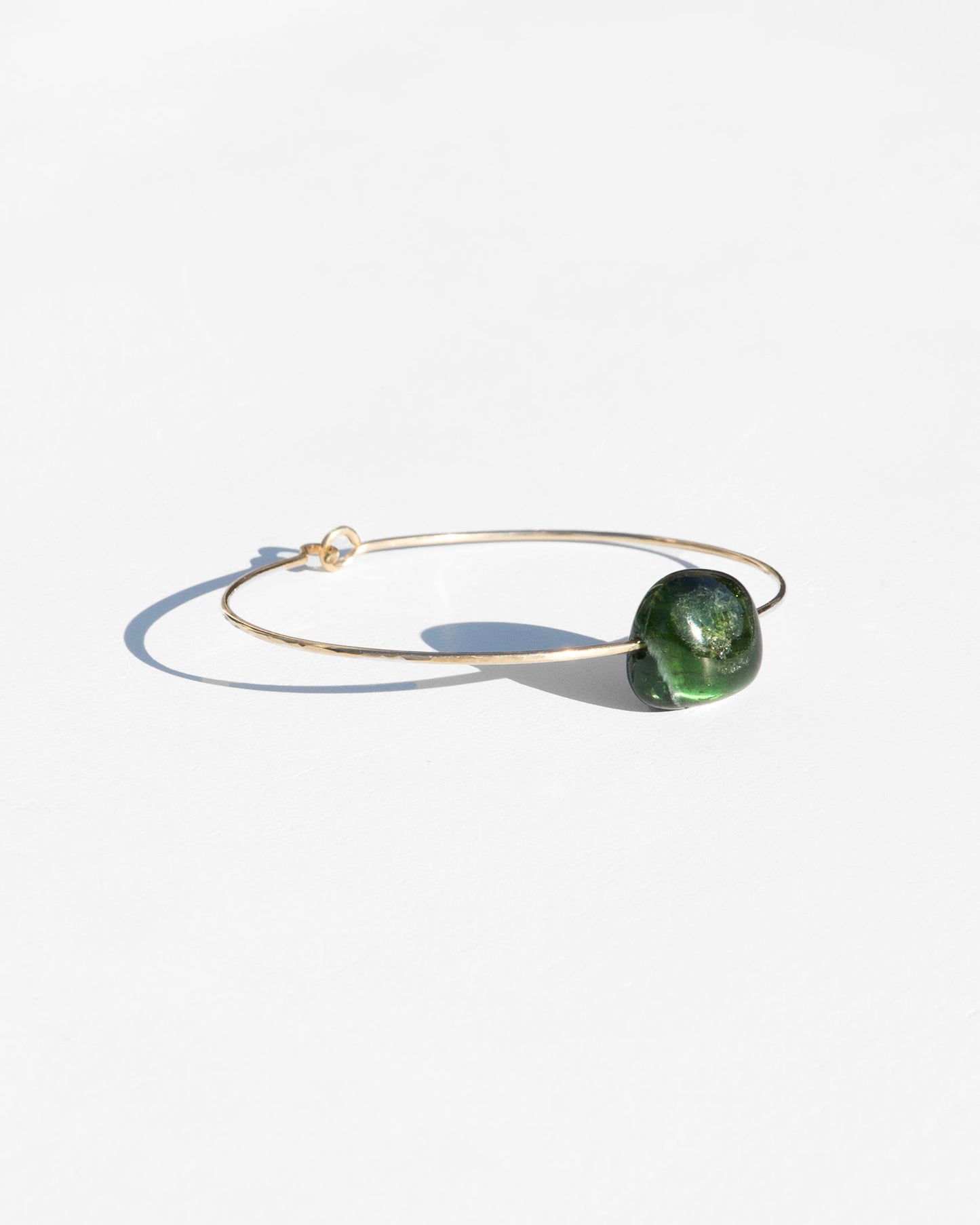 Green Tourmaline Adjustable Cuff Bracelet