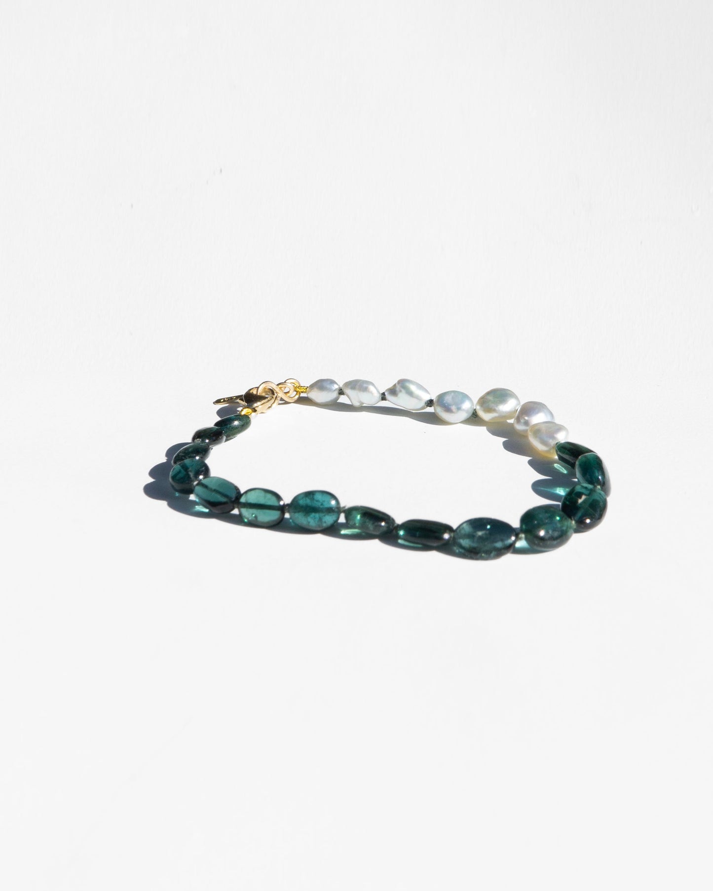 14K Gold Layering Bracelet with Moon Design