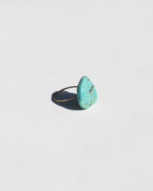 Turquoise Adjustable Mobile Phone Ring