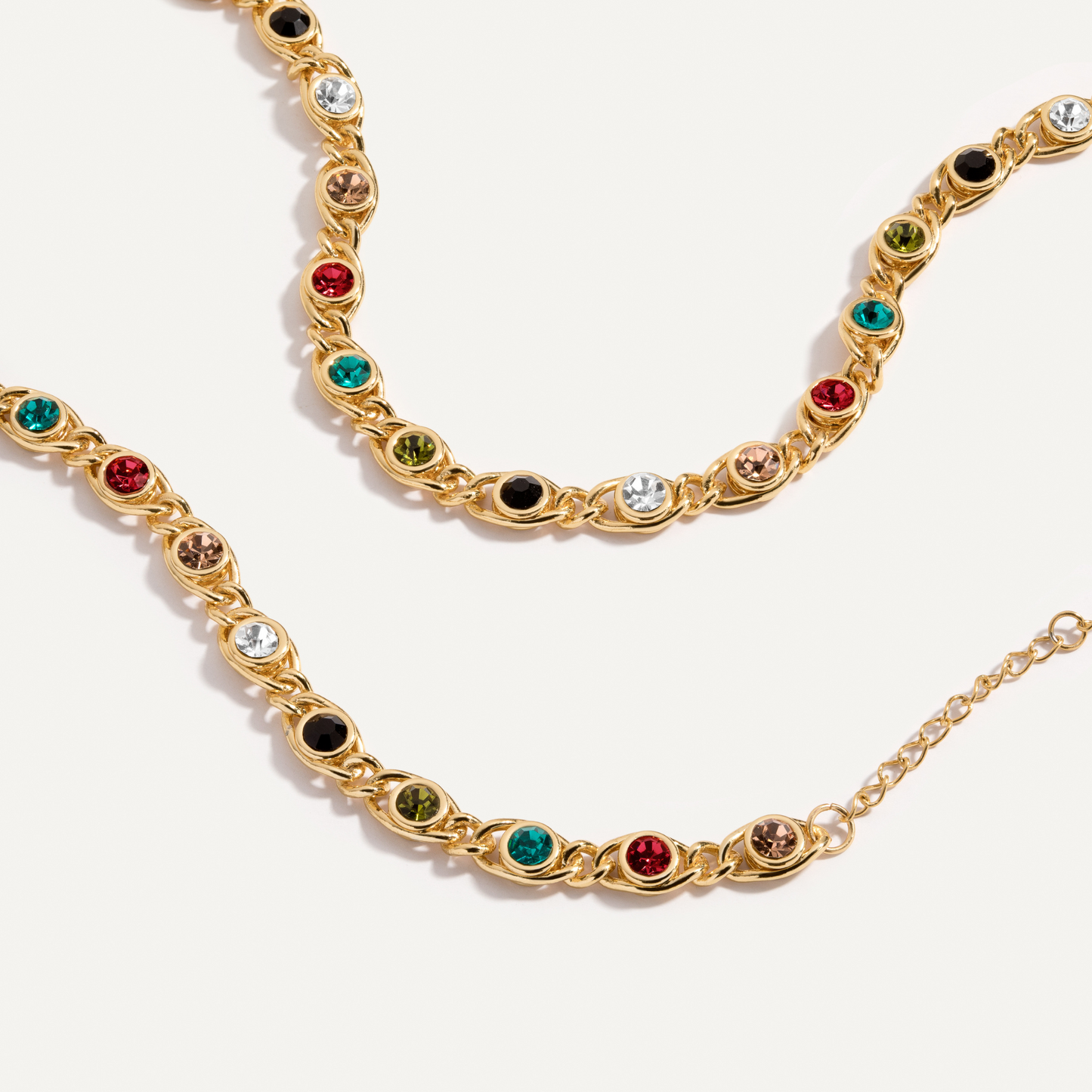 Colorful Crystal Chroma Necklace Jewelry