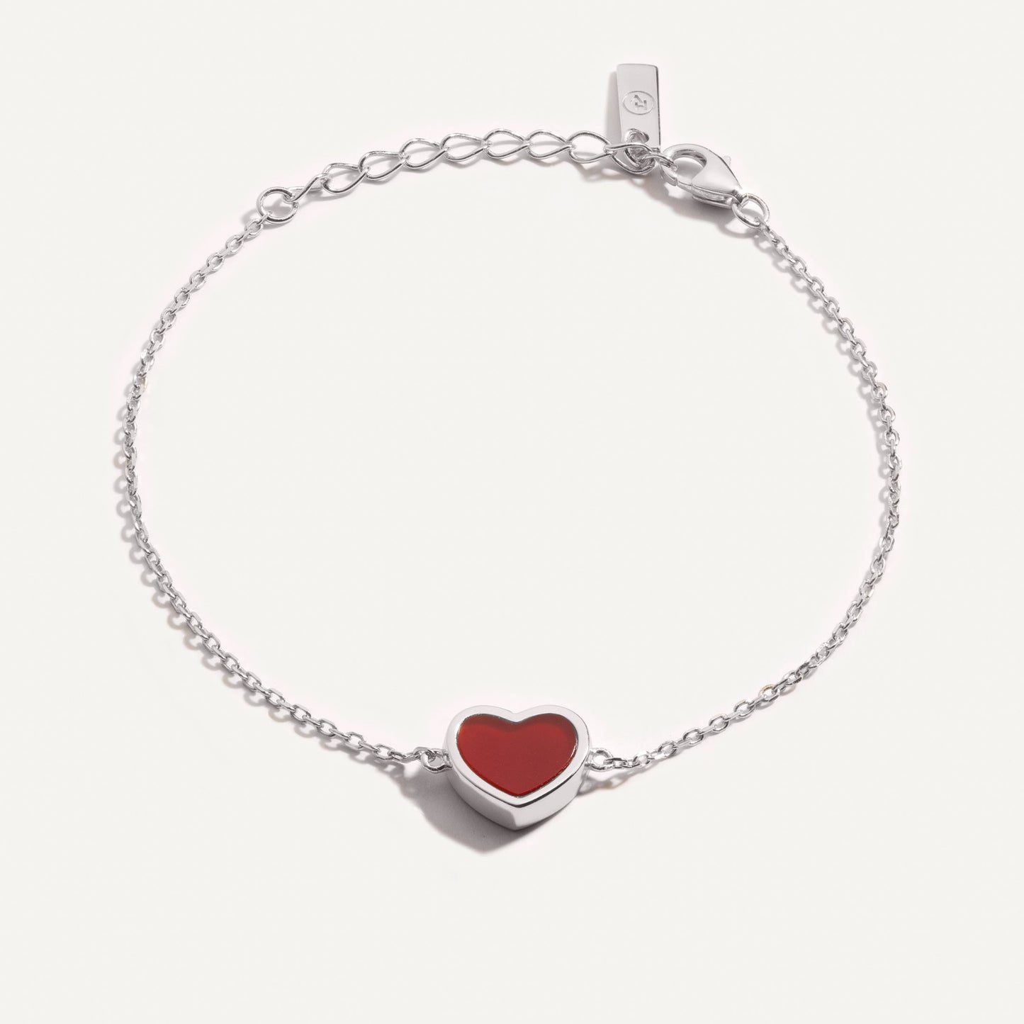 Delicate Heart Bracelet in Silver