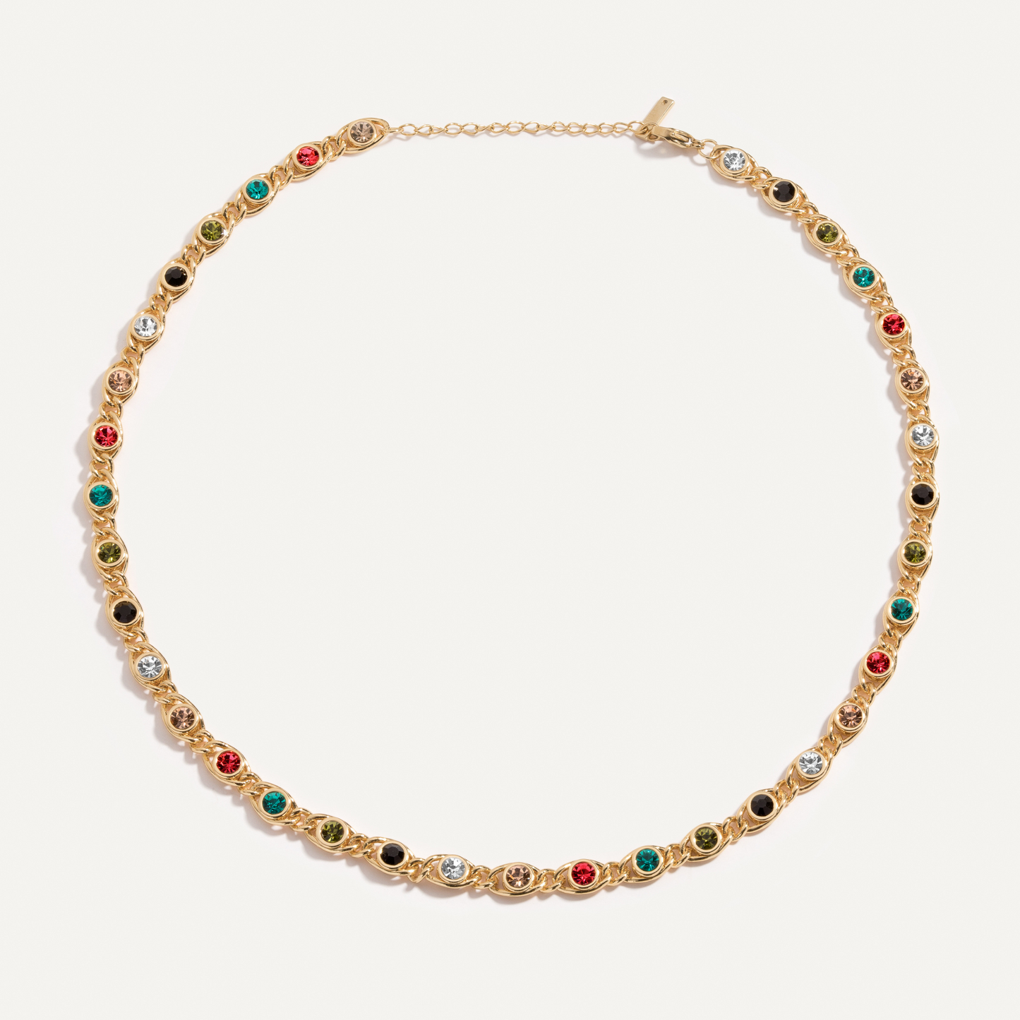 Colorful Crystal Chroma Necklace Jewelry