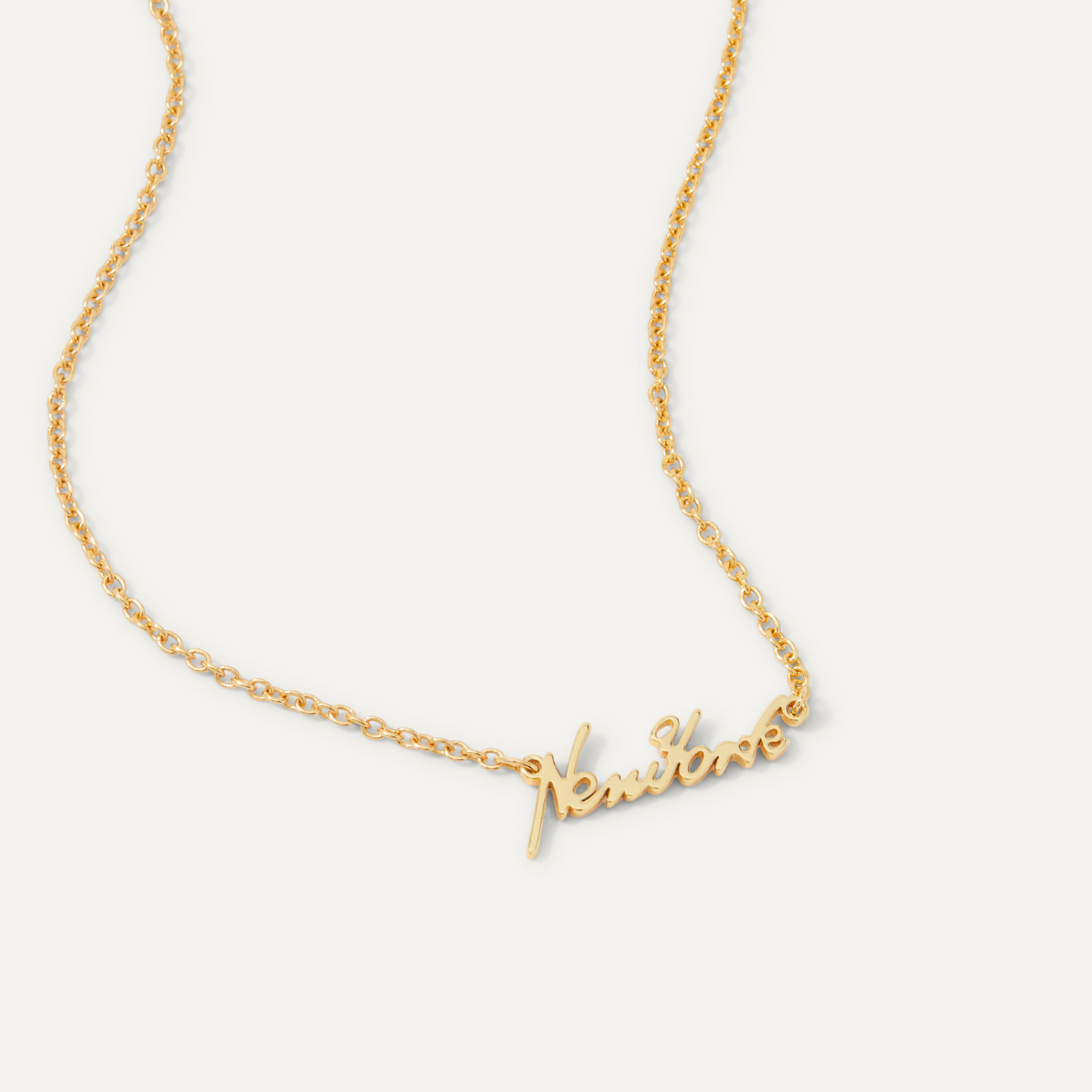 Stylish New York City Pendant Necklace