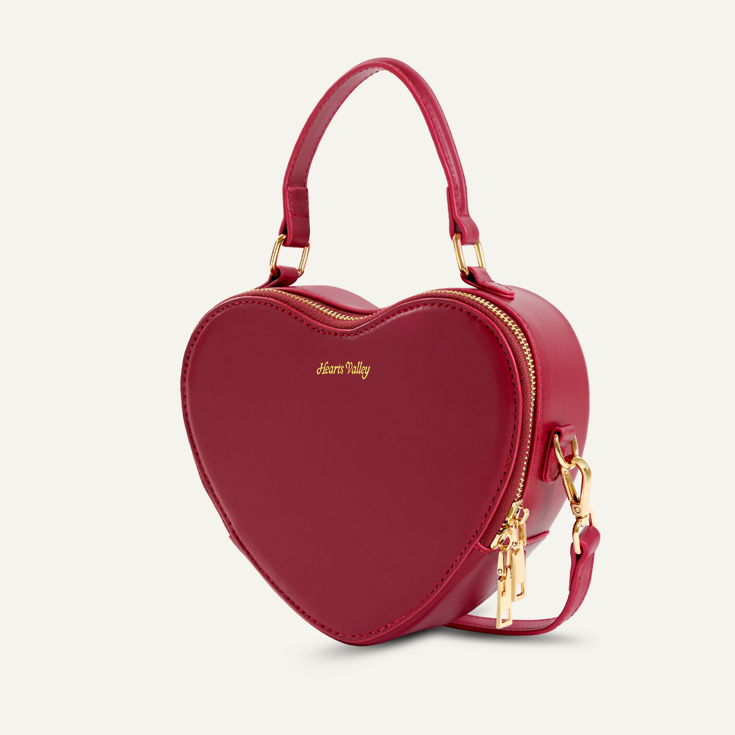 Vintage Heart Shaped Handbag in Classic Design