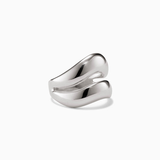 Stylish Double Wave Design Ring