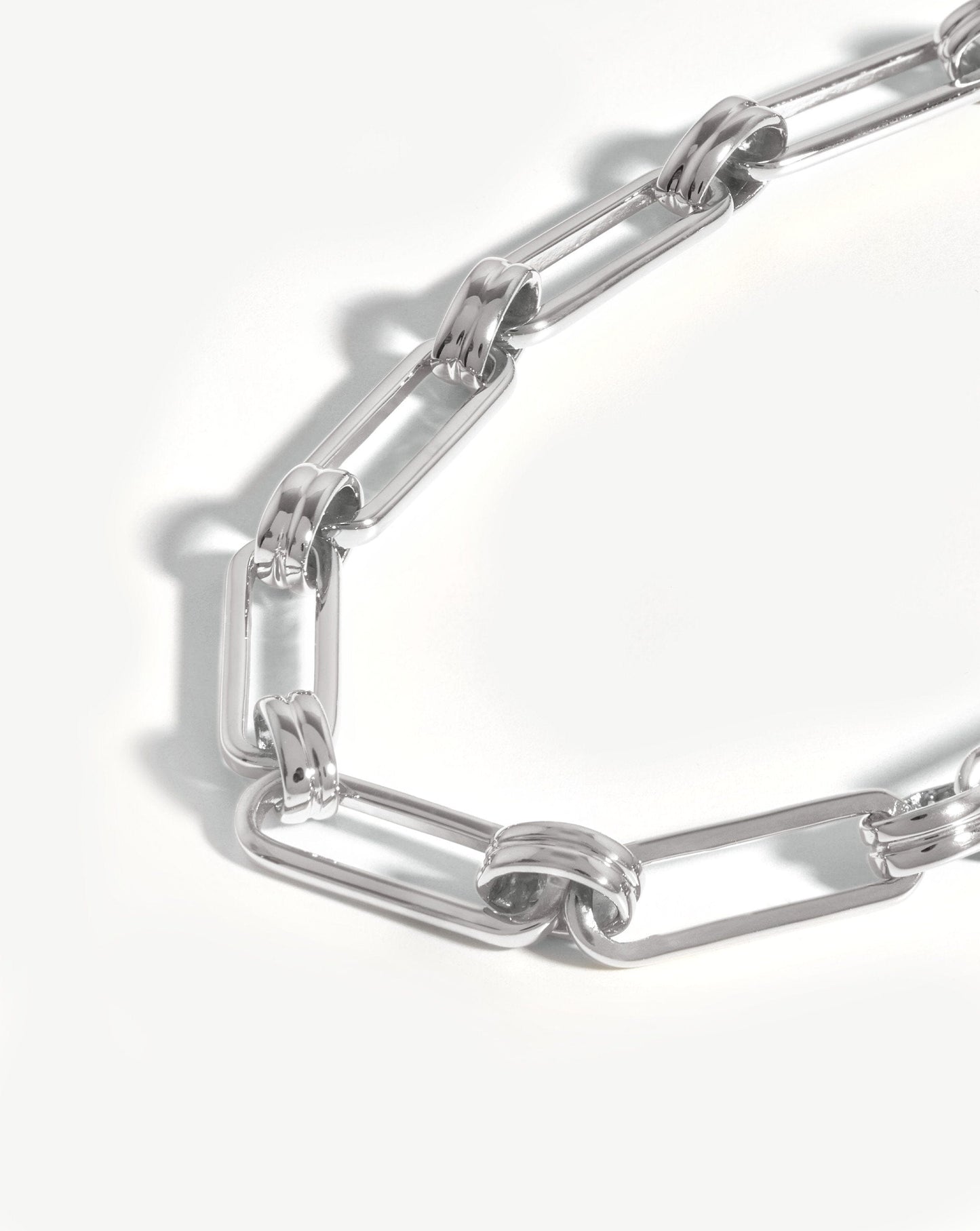 Silver Plated Aegis Chain Bracelet