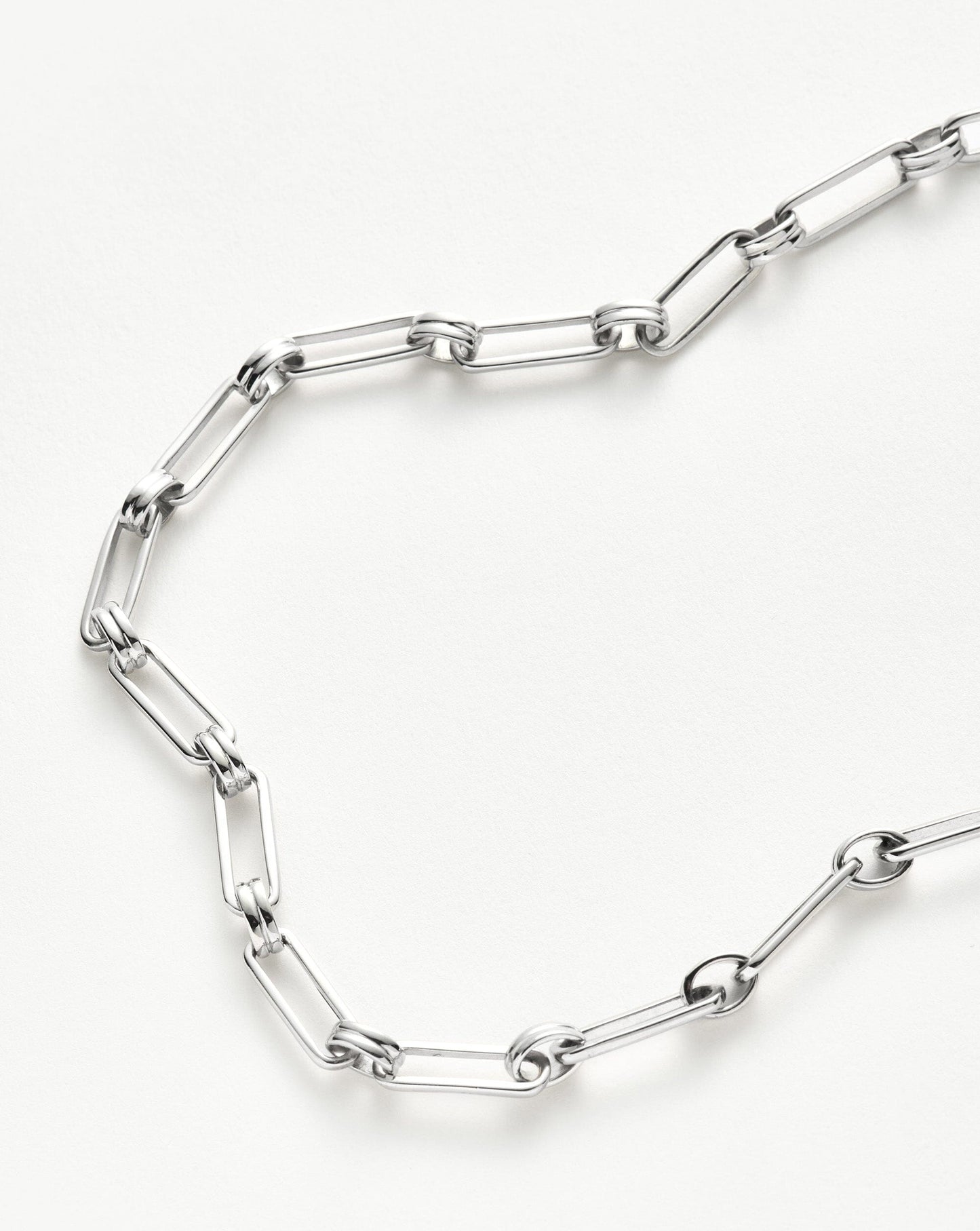 Silver Plated Chain Necklace for Everyday Wear 2