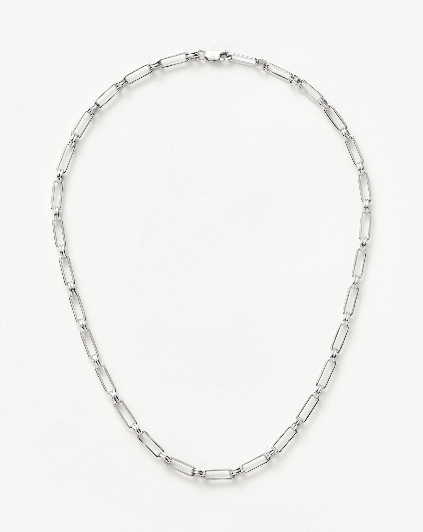 Silver Plated Chain Necklace for Everyday Wear 2