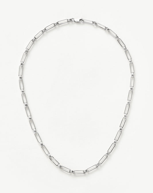 Silver Plated Chain Necklace for Everyday Wear 2