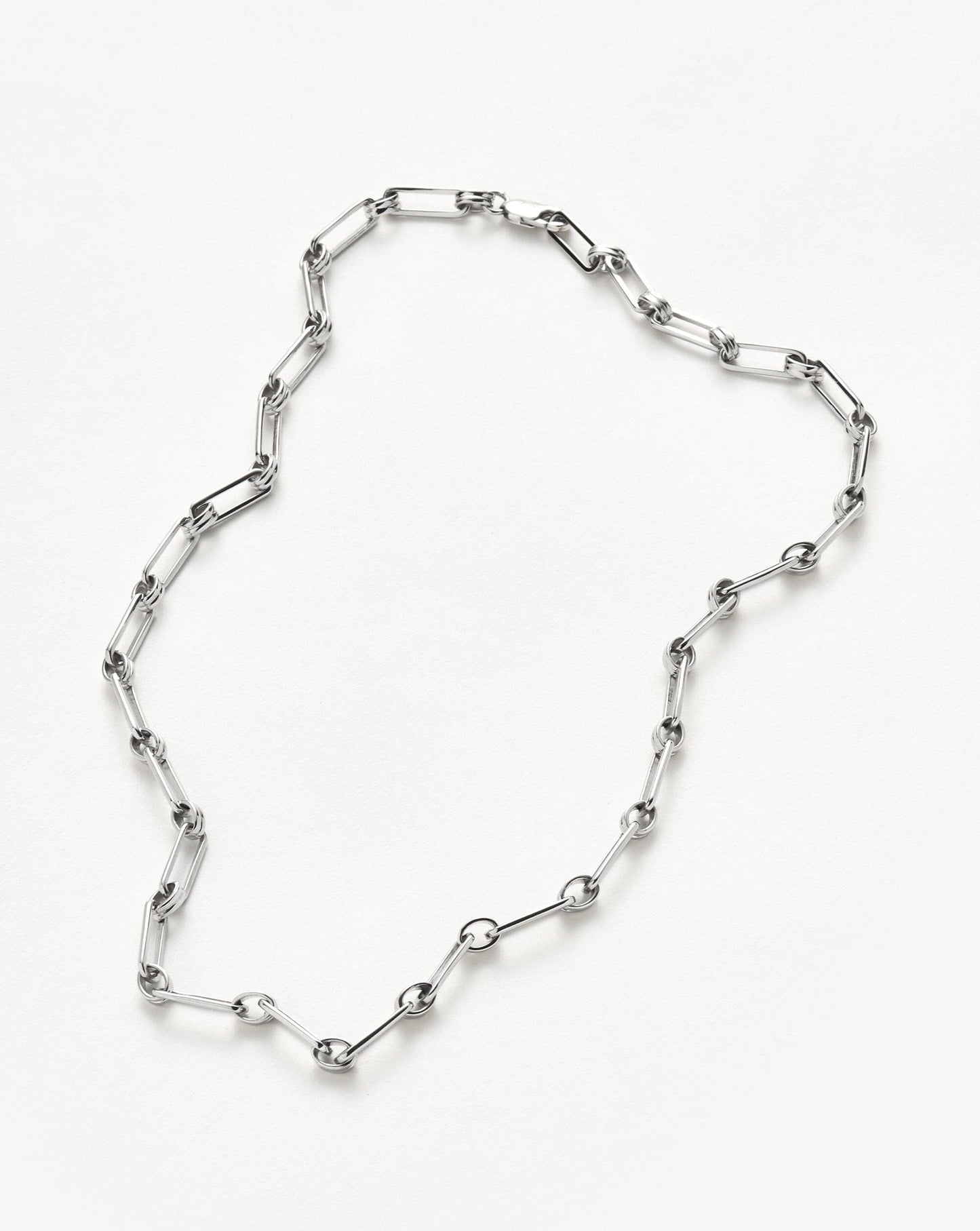 Silver Plated Chain Necklace for Everyday Wear 2