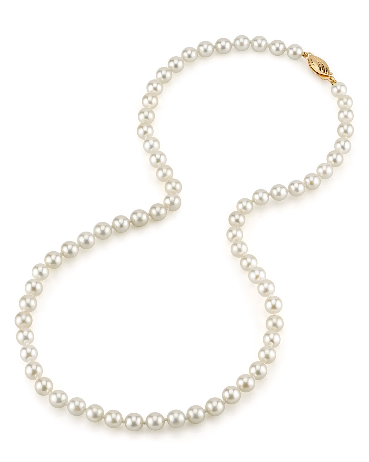 AAA Quality White Akoya Pearl Necklace 5.5-6.0mm