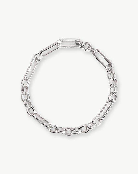 Silver Plated Chain Bracelet for Everyday Wear