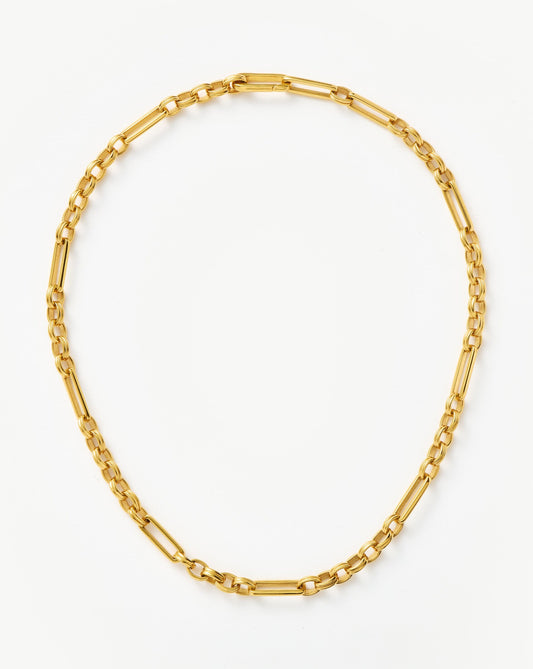 Gold Plated 18k Chain Necklace for Everyday Wear