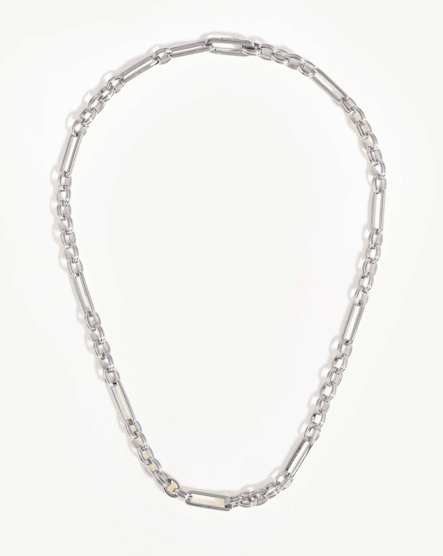 Silver Plated Chain Necklace for Everyday Wear 1