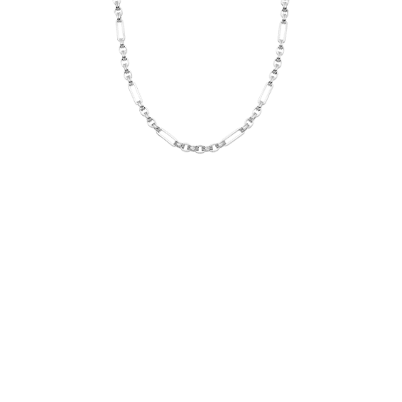 Silver Plated Chain Necklace for Everyday Wear 1