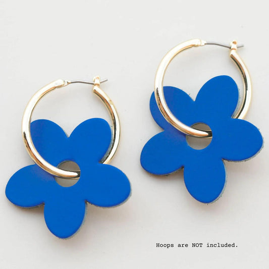 Blue Petal Decorative Charms for Jewelry