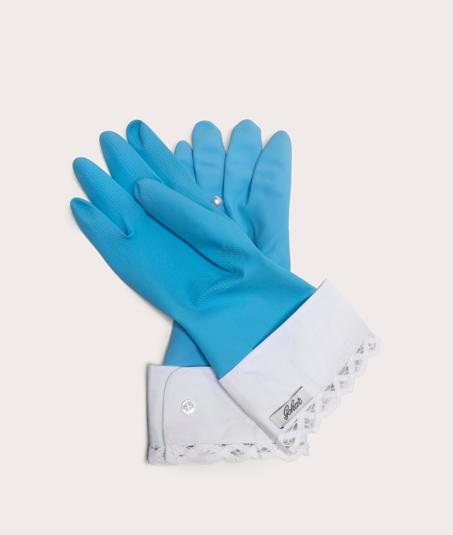 Custom Blue Host Gloves for Events