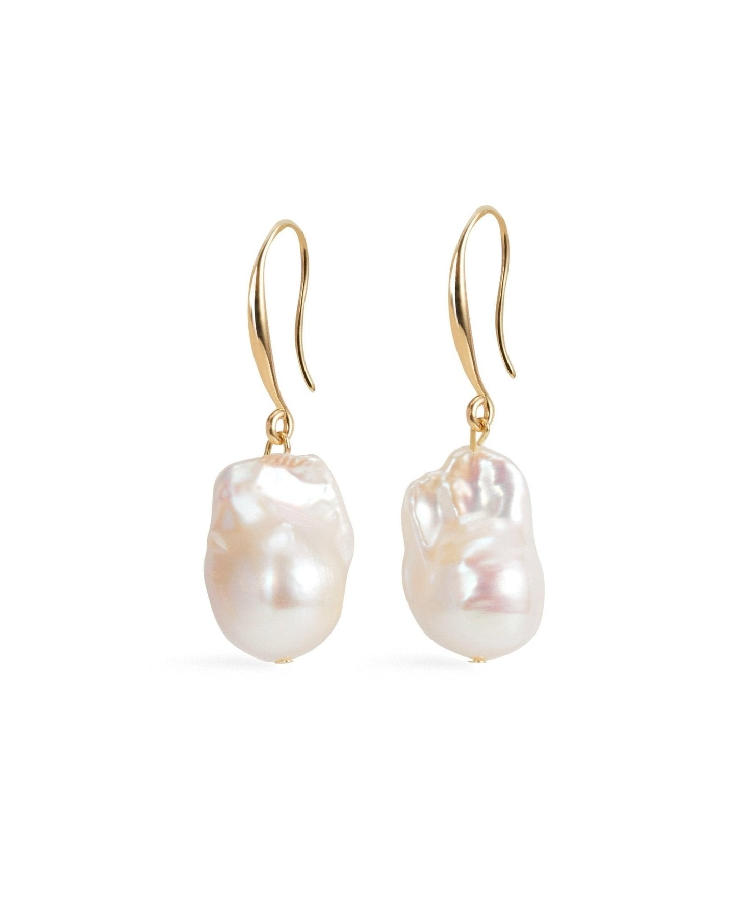 Baroque Pearl Earrings in Elegant Design 2