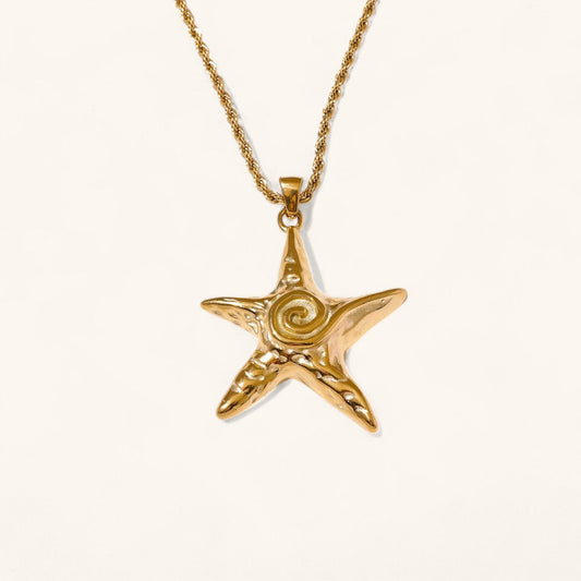 Starfish Design Pendant Necklace for Everyday Wear