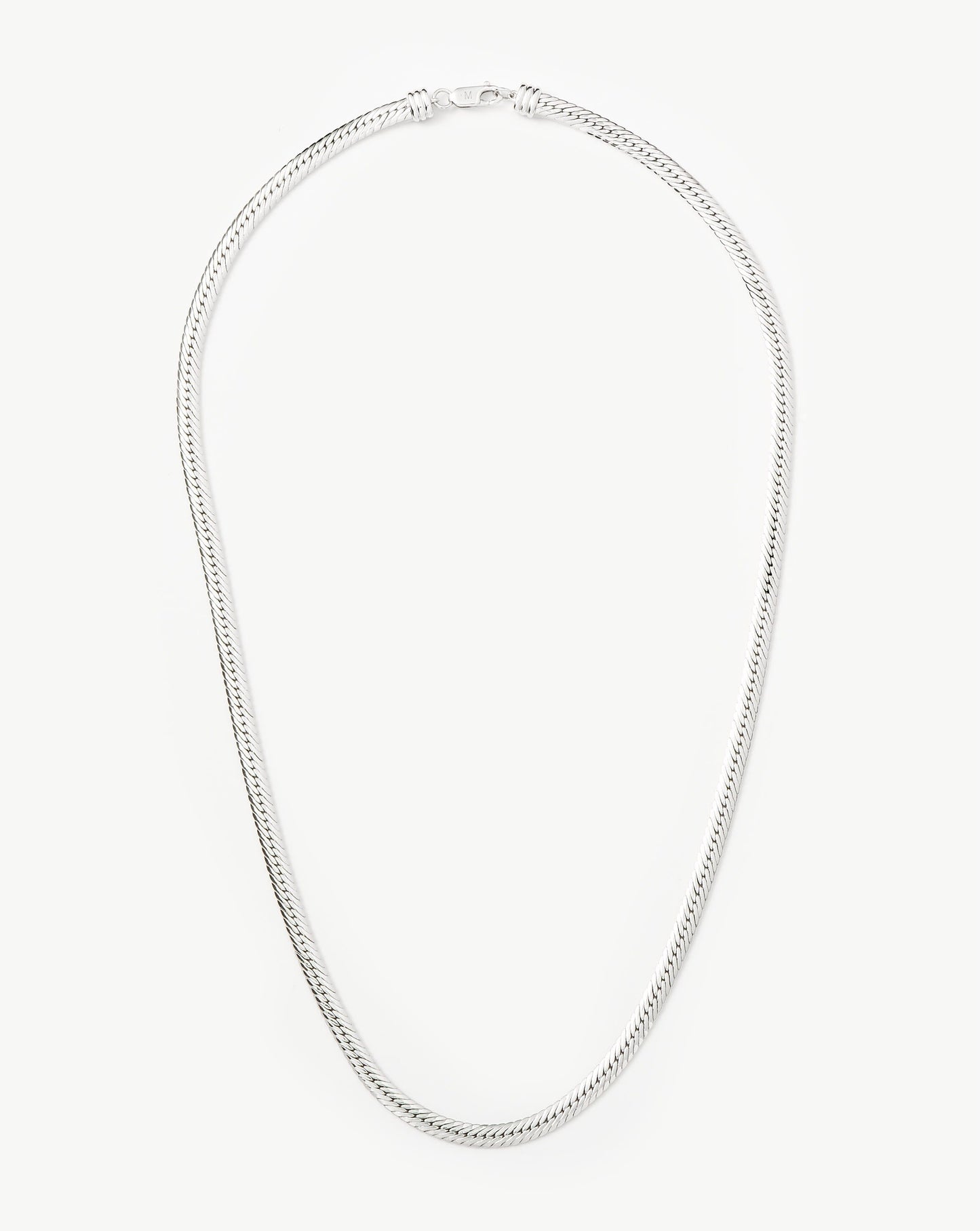 Long Snake Chain Necklace in Sleek Design