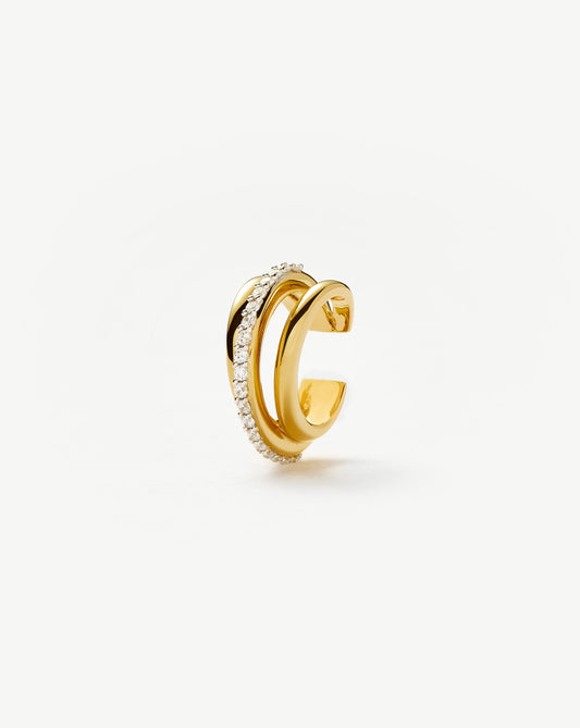 Celestial Pave Ear Cuff in 18k Gold Vermeil