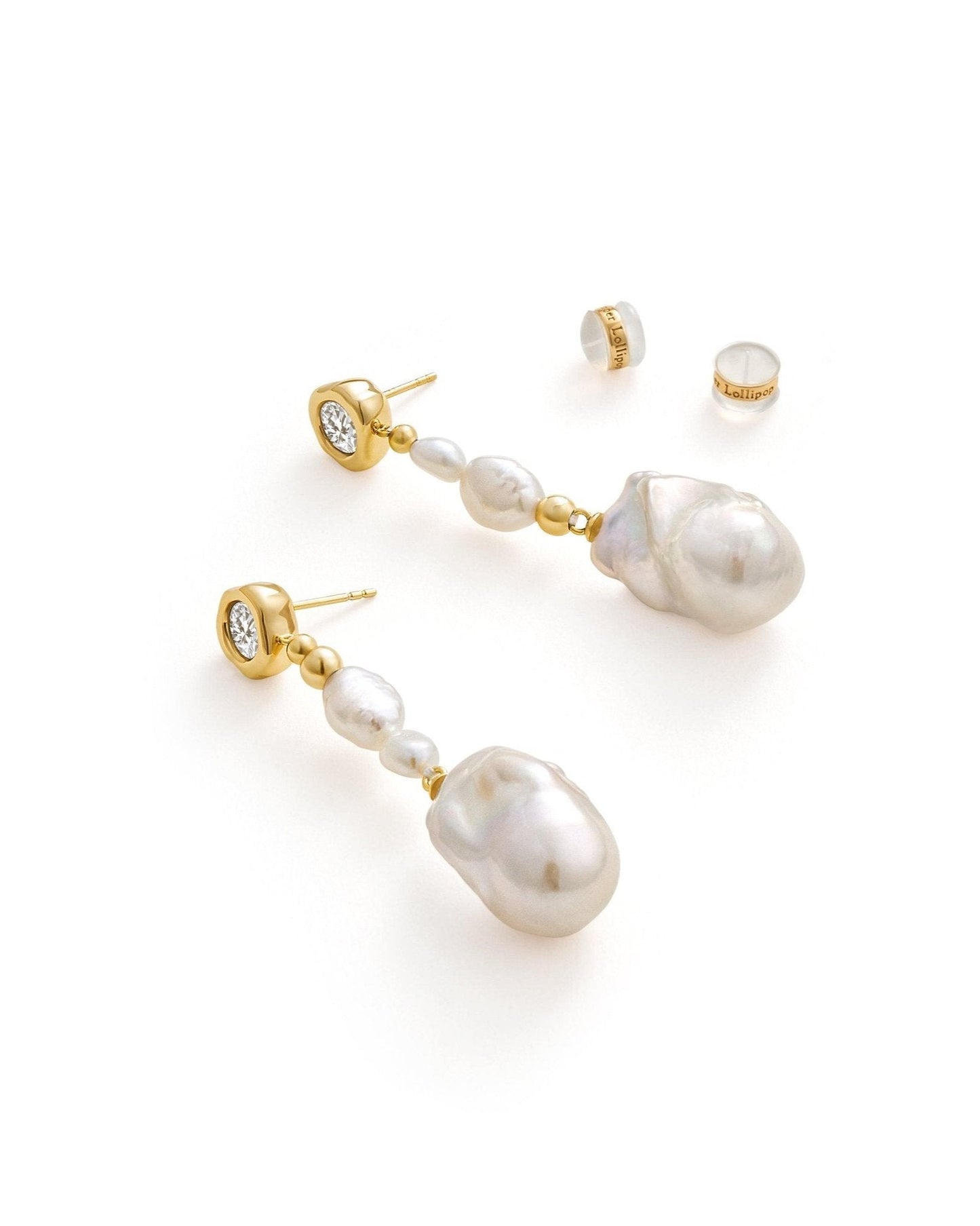 Sparkling Champagne Bubbles Earrings in Elegant Design