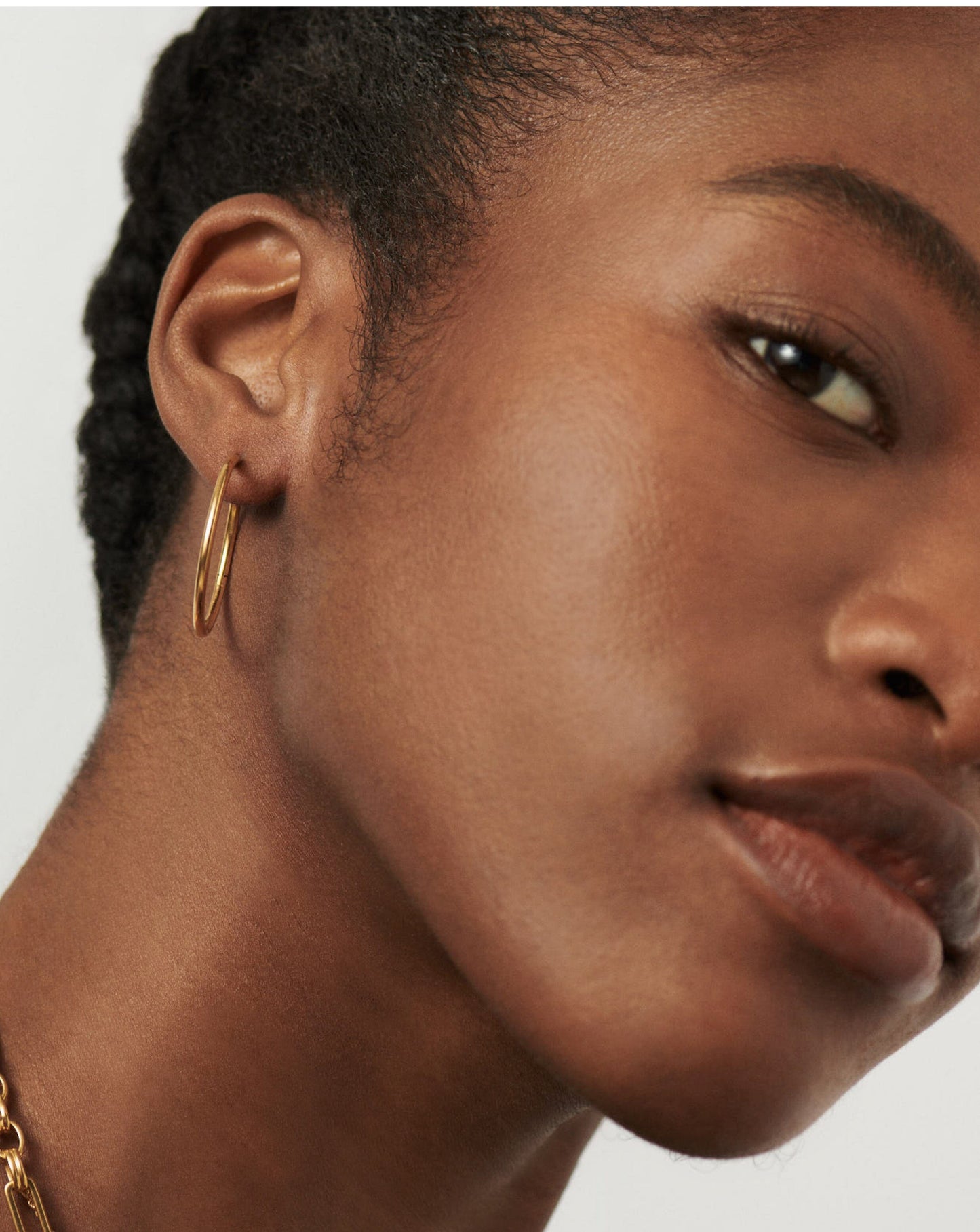 Medium Hoop Earrings in 18k Gold Vermeil 1