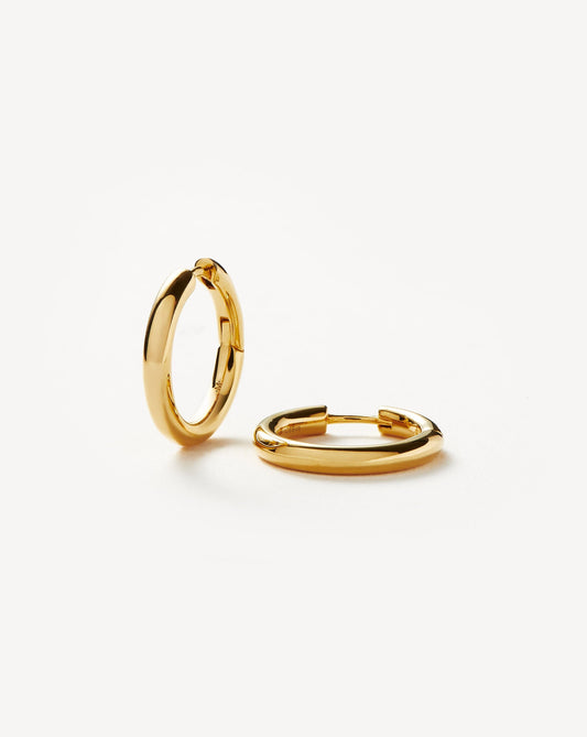 Small Hoop Earrings in 18k Gold Plated