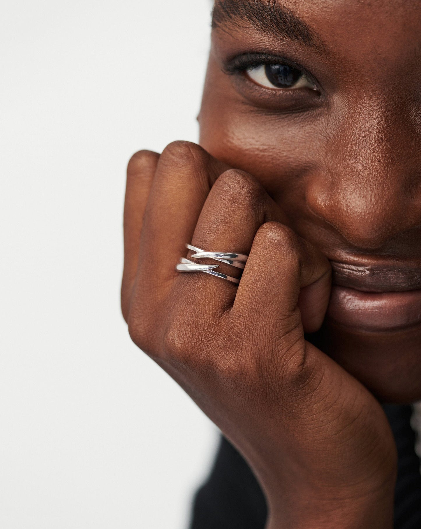 Sterling Silver Claw Entwine Ring Design