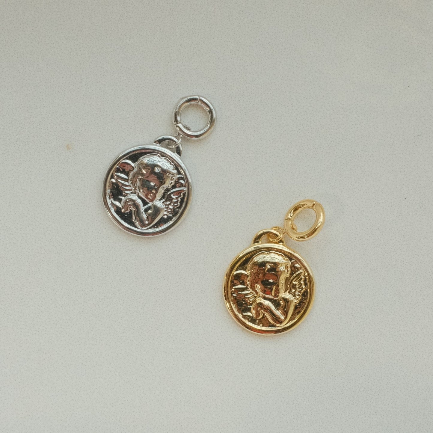 Charm Necklace with Coin Design