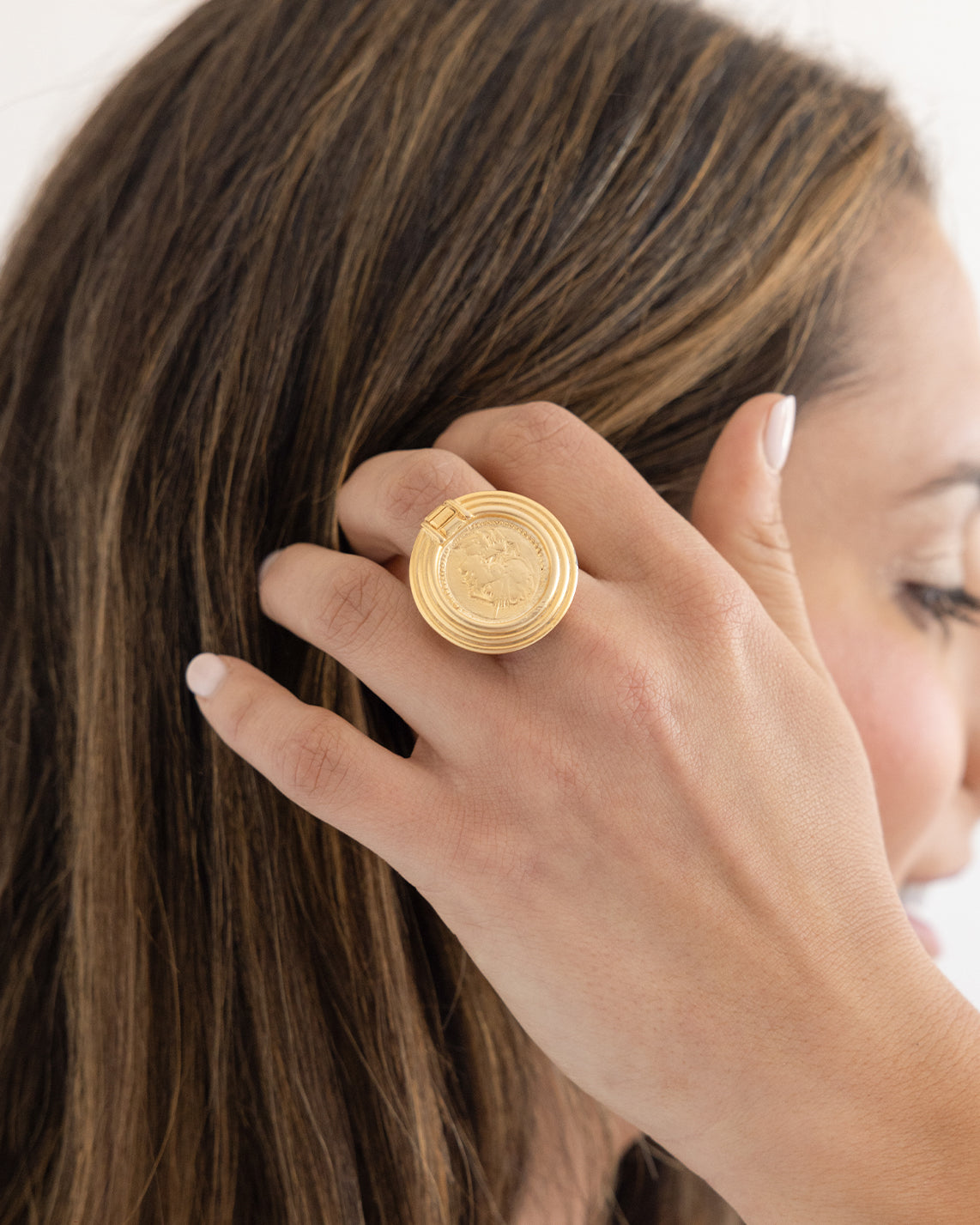 Silver Roma Coin Ring Design for Unique Style