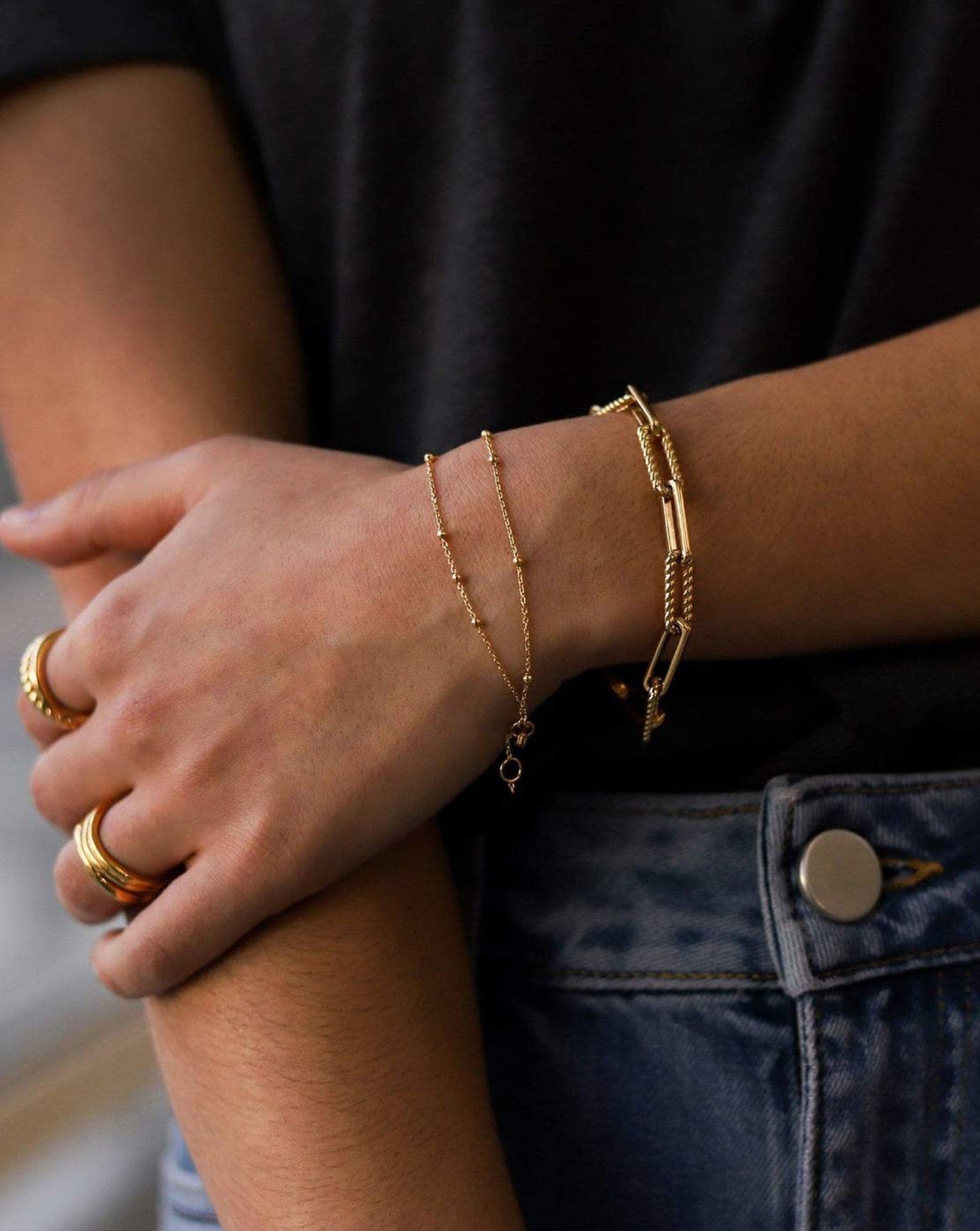 18k Gold Plated Chain Bracelet