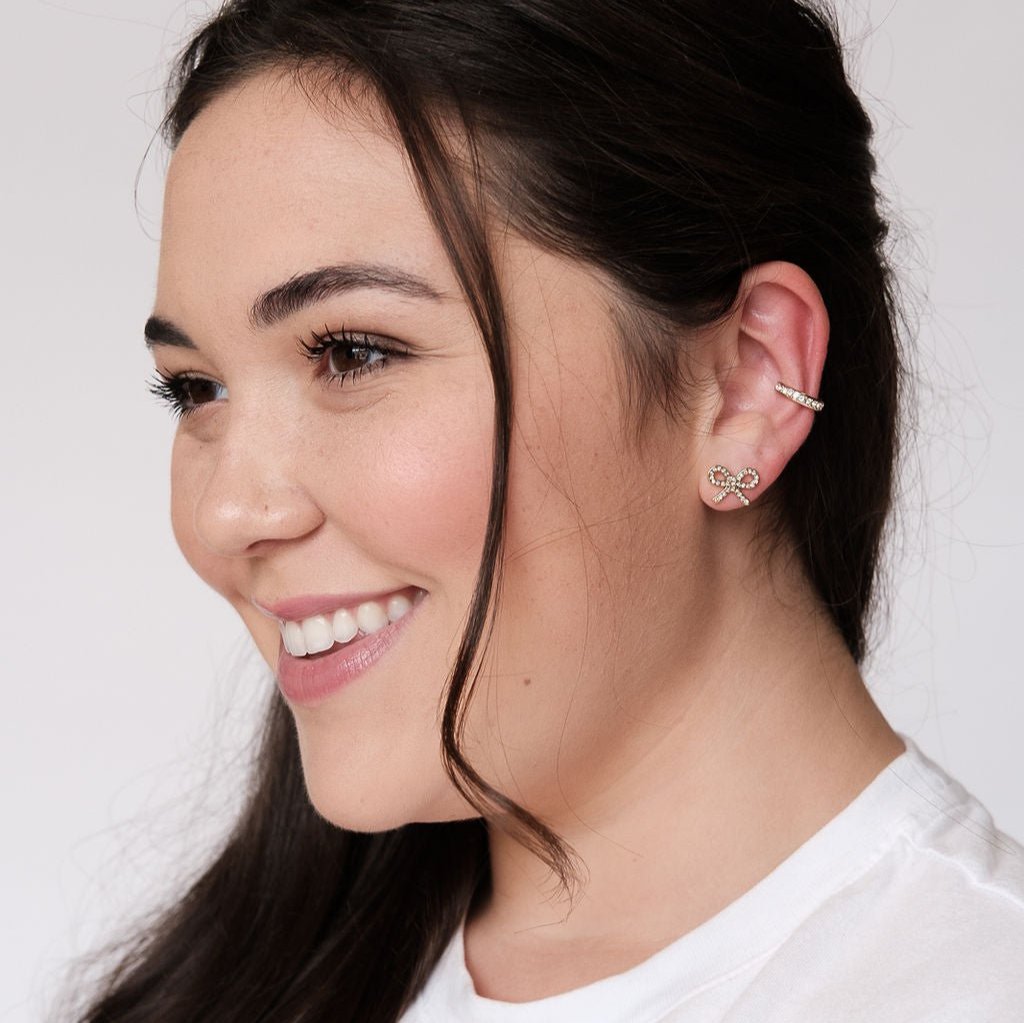 Stylish Crystal Ear Cuff Accessory for Modern Look