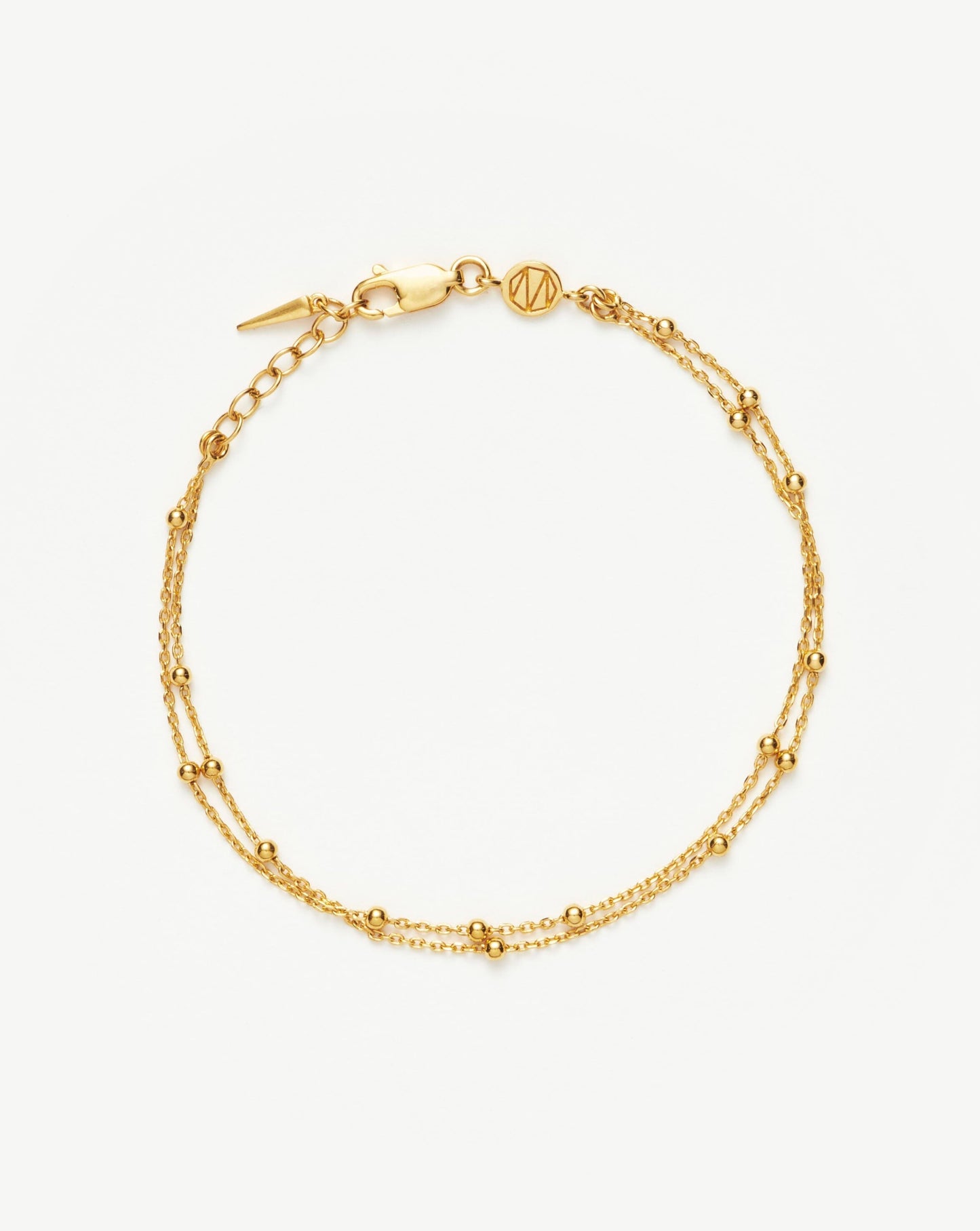 Stylish Double Chain Bracelet for Everyday Wear