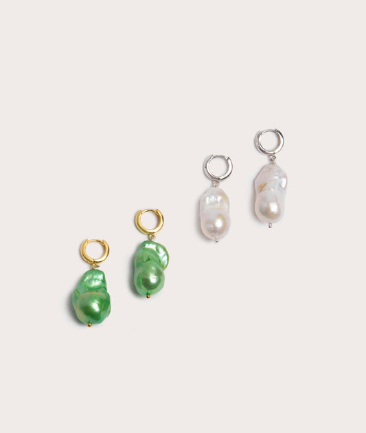 Baroque Pearl Earrings in Elegant Design 3