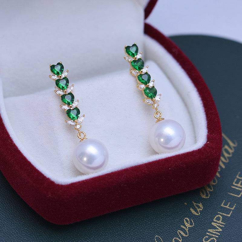 Freshwater Pearl Isolde Style Earrings 10-11mm