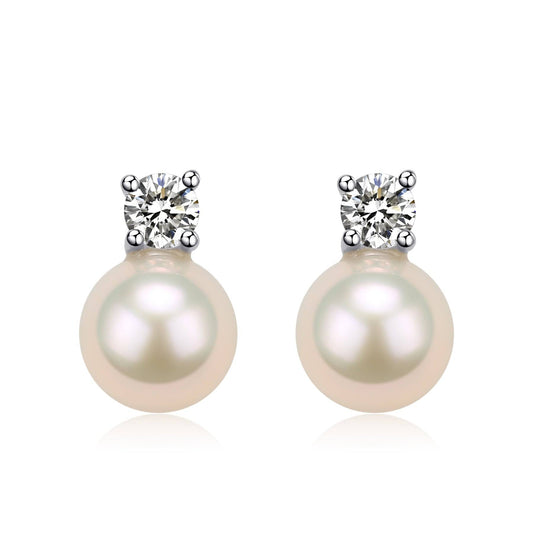 Freshwater Pearl and Sasha Style Earrings